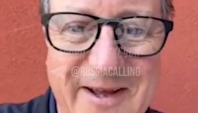 Russian pranksters release clip of hoax video call with David Cameron