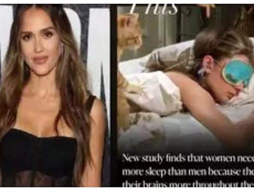 Jessica Alba endorses more sleep for women, cites new research | English Movie News - Times of India