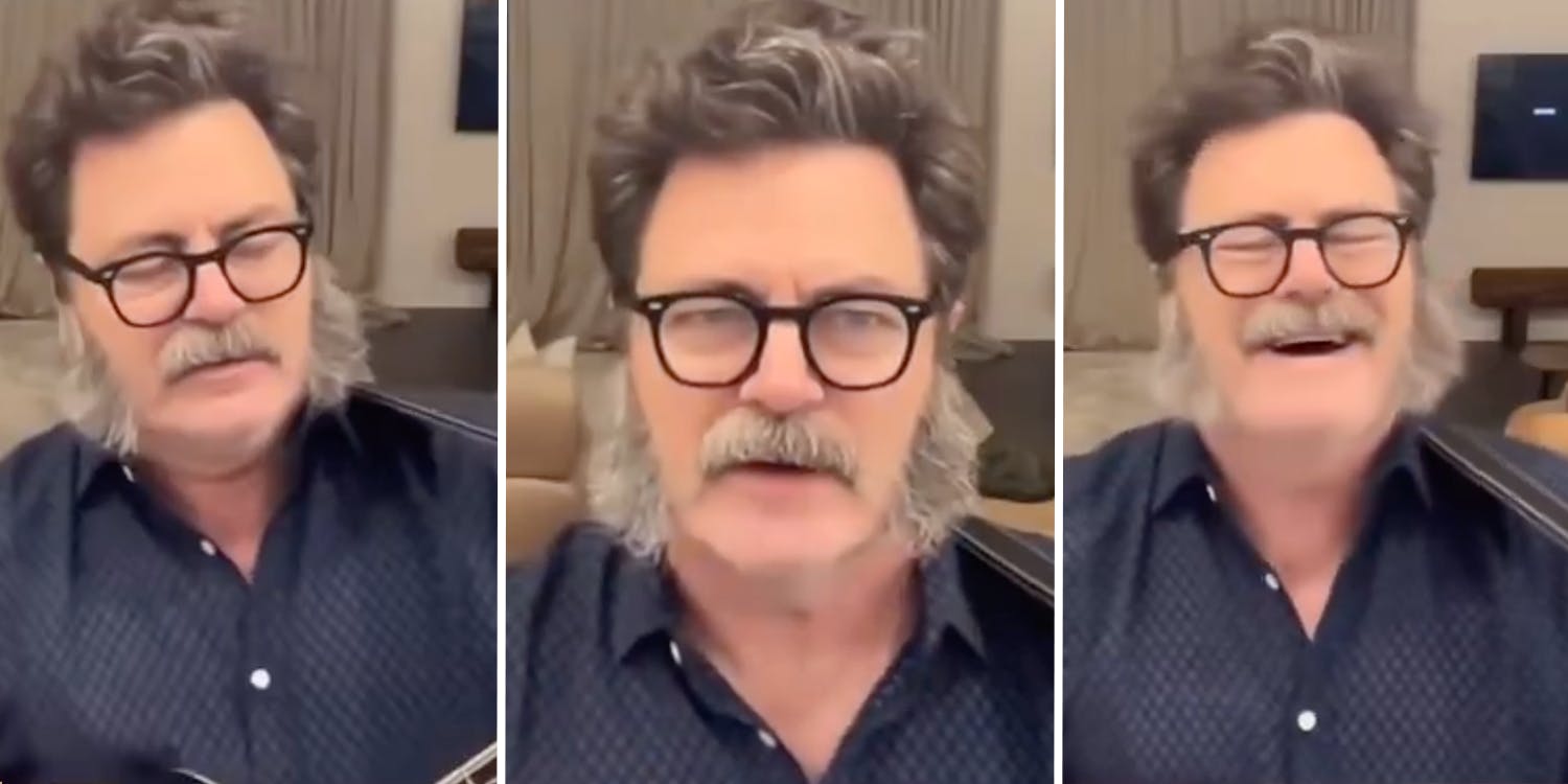 Nick Offerman pens song for former Trump voters: 'Proud to be a Kamala man who has quit the GOP'