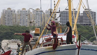 A powerful typhoon is lashing northern Philippine islands