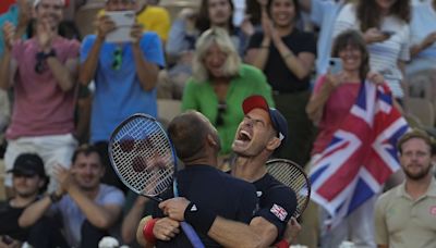 Andy Murray's tennis career is extended with a come-from-behind doubles win at the Paris Olympics