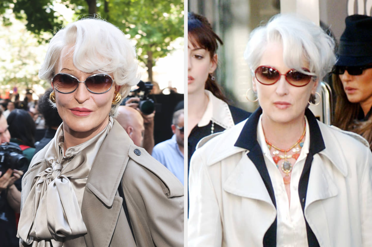 You've Got To See Makeup Artist Alexis Stone Perfectly Transform Into Miranda Priestly For Paris Fashion Week