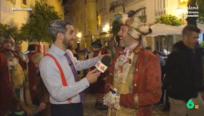 Isma Juárez se disfraza de Wyoming en los Carnavales de Cádiz y nadie se da cuenta: "¿Vas de becario?"