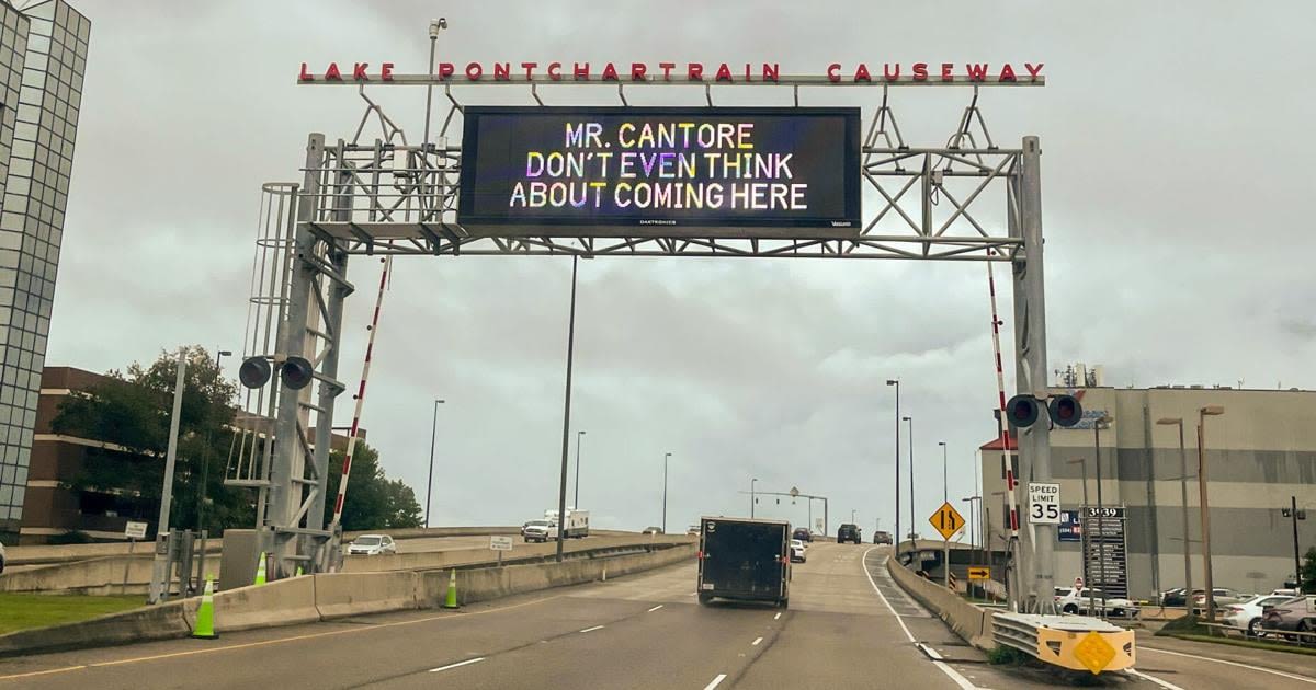 Lake Pontchartrain Causeway closed as Francine's rain, wind cross metro area