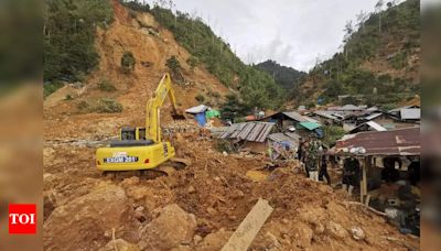 Heavy rains halt search for 30 people missing in an Indonesian landslide that killed at least 23 - Times of India