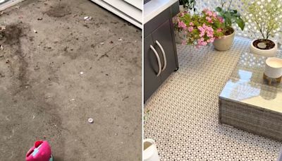 I transformed my patio in 30 minutes using an £11 Ikea buy, it's renter-friendly