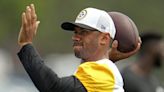 Russell Wilson having 'short-term misery,' held out of first two Steelers practices with calf issue