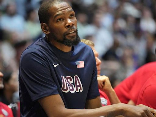Kevin Durant vuelve a entrenar con la selección de baloncesto de Estados Unidos