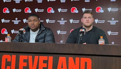 How the bizarre story of Browns top draft picks Mike Hall Jr. and Zak Zinter began, and how they want it to end