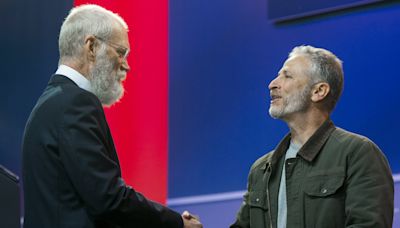 Jon Stewart says David Letterman gave him the best career advice after his first talk show was canceled: ‘Don’t confuse cancellation with failure’