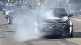 Watch This Cadillac CTS-V Grenade Itself While Doing a Burnout