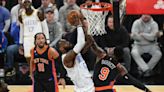 Lakers let late lead slip away before beating Knicks in overtime