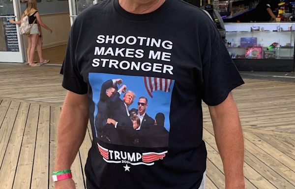 ‘Shooting makes me stronger’ T-shirts on sale after Trump assassination attempt
