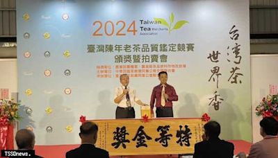 喝老茶風氣形成 2024陳年老茶競標 金牌獎1斤25萬元得標