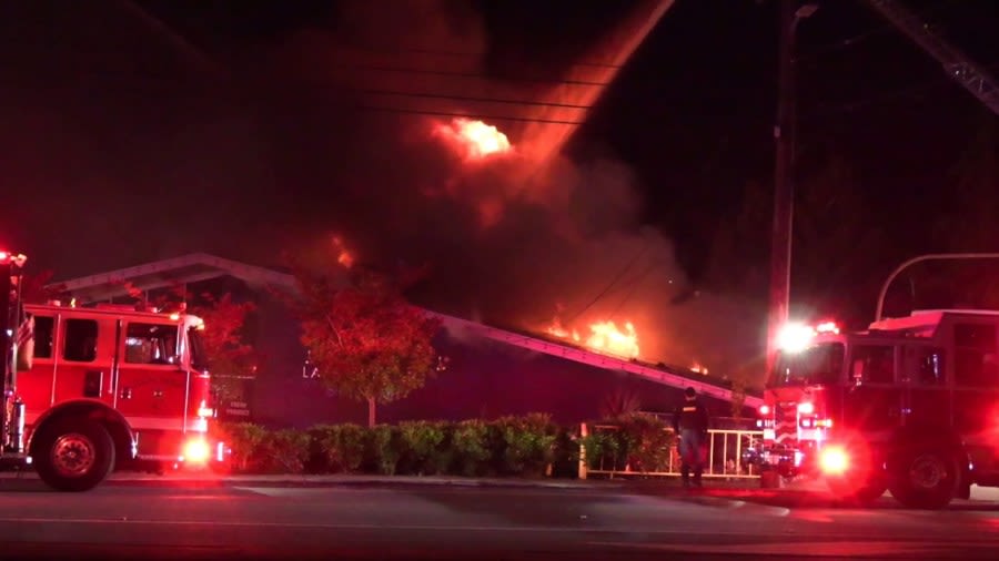 Massive fire breaks out at public market in Castro Valley