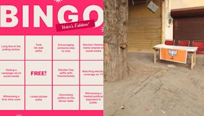 Social Buzz: A voting day bingo, ‘vacant’ tables in Delhi and more