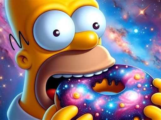 Los científicos dan la razón a Homer Simpson: el universo podría tener forma de rosquilla