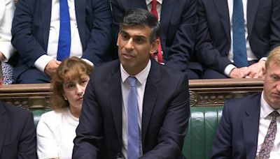 Rishi Sunak jokes about his downfall in King's Speech debate