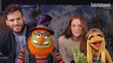 Watch Daisy Jones stars Sam Claflin and Riley Keough interview Dr. Teeth and Janice of The Muppets Mayhem