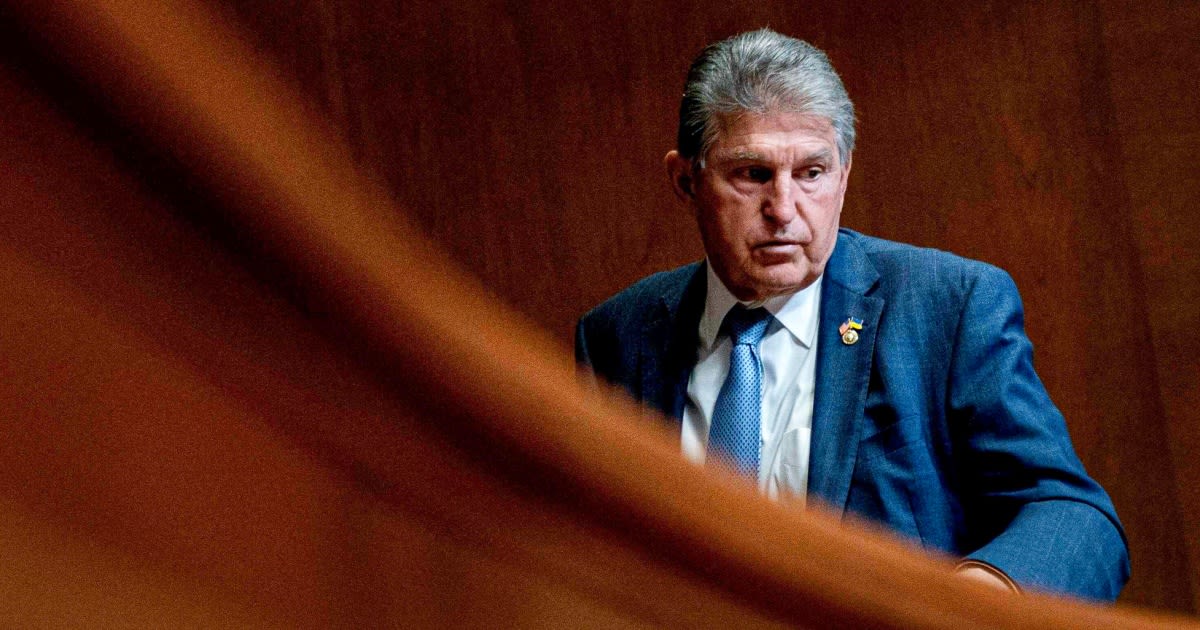 Opinion | Joe Manchin is finally right where he belongs