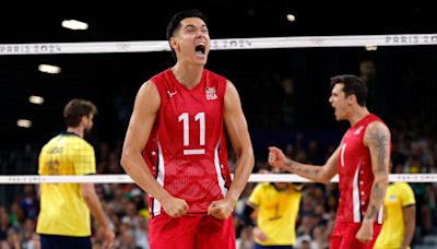USA men's volleyball stays unbeaten with quarterfinal win over Brazil