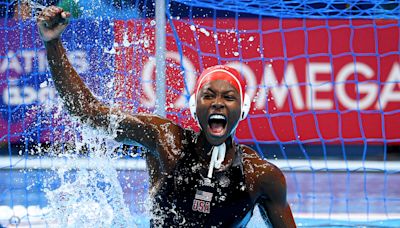 Olympic water polo star Ashleigh Johnson makes a splash as a role model for Black children