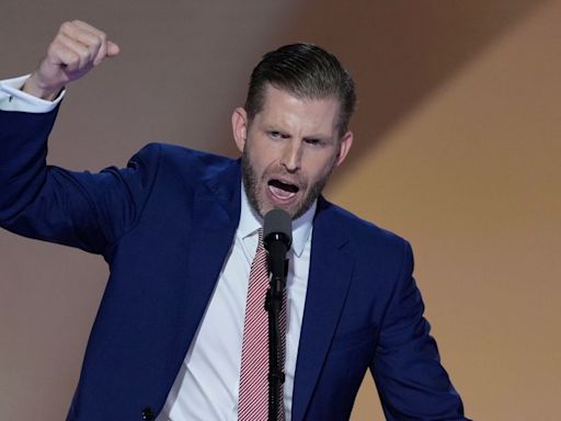 Eric Trump Freaks Out After His Cousin Endorses Kamala Harris