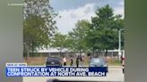 Woman hit by SUV at North Avenue Beach after group punches vehicle, Chicago police say | VIDEO