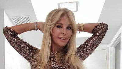 En total look de lentejuelas, Graciela Alfano mostró la panza y dejó consejos para "sentirse una reina"