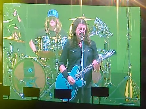 Watch Shane Hawkins' surprise guest slot with Foo Fighters in London