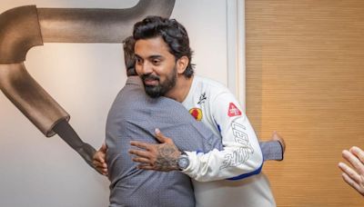 Sanjiv Goenka, KL Rahul share warm hug a week after public spat