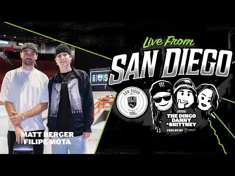 ...Podcast Welcomes Skateboarders Matt Berger and Filipe Mota on Special Live Episode at Street League Skateboarding Event