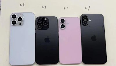 iPhone 16實機模型曝光！一張圖看懂4機型螢幕尺寸差異 - 自由電子報 3C科技