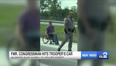 Video shows former congressman Madison Cawthorn's collision with FHP trooper's car