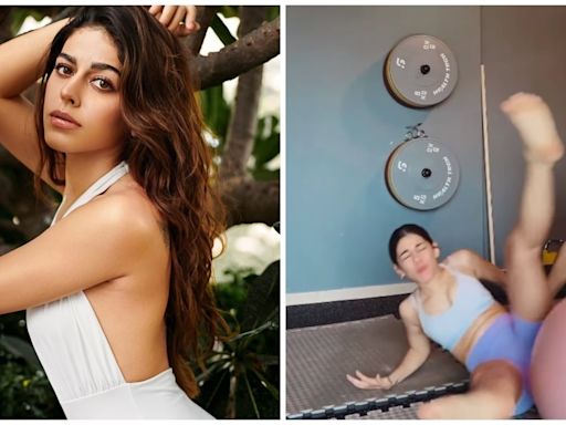 Alaya F suffers a bad fall while trying out an impossible workout; aces it later, leaving Priyanka Chopra impressed