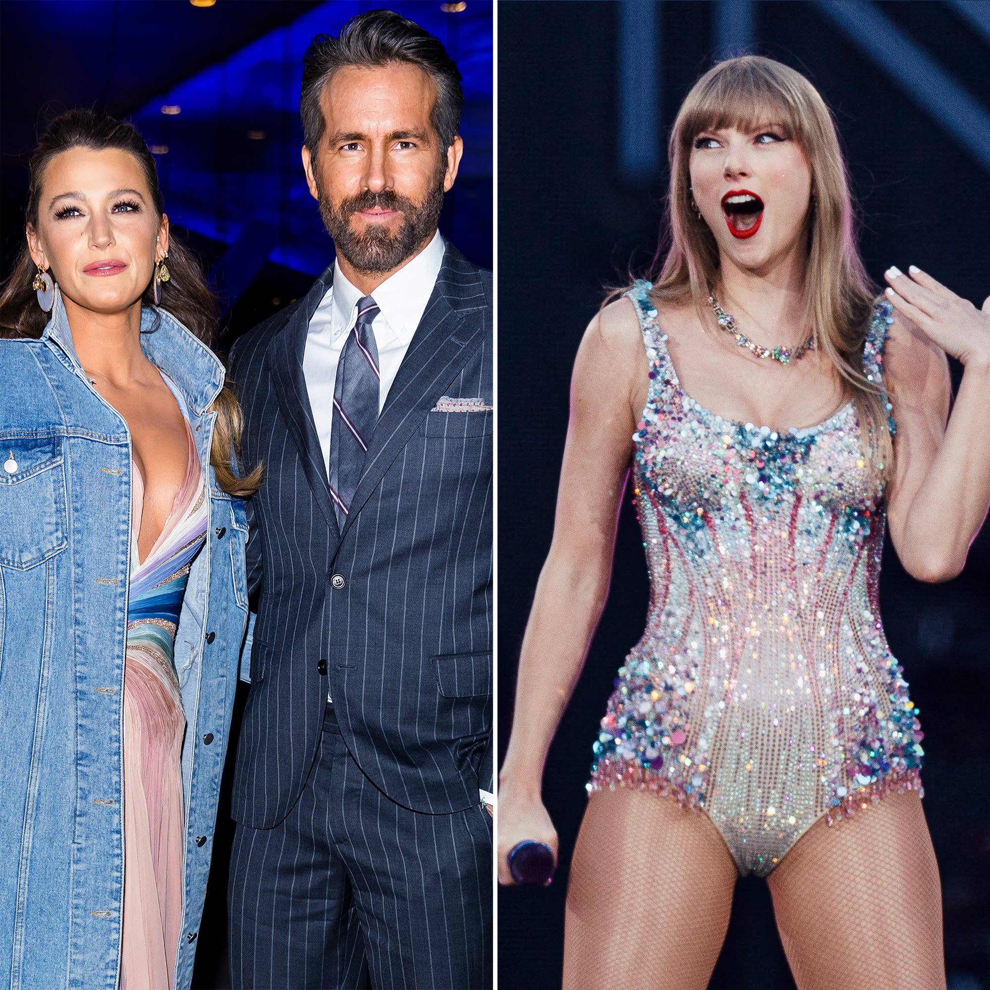 Ryan Reynolds and Blake Lively Attend Taylor Swift’s Concert in Madrid