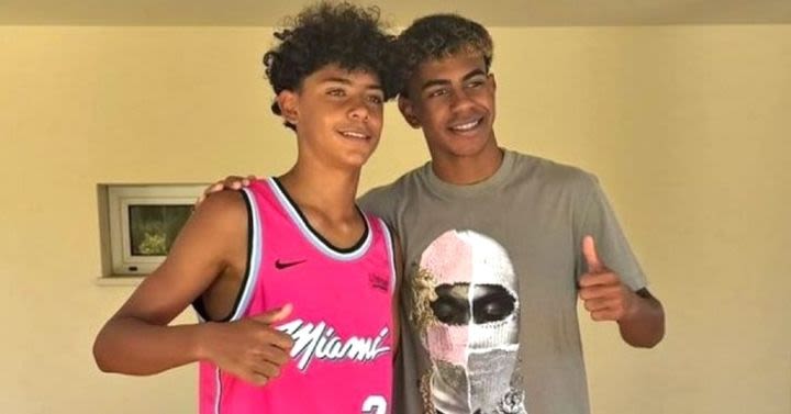 Why Cristiano Jr photo with Lamine Yamal has gone viral on social media