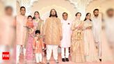 Anant-Radhika wedding: Nita and Isha Ambani lead the pastel wedding extravaganza - Times of India