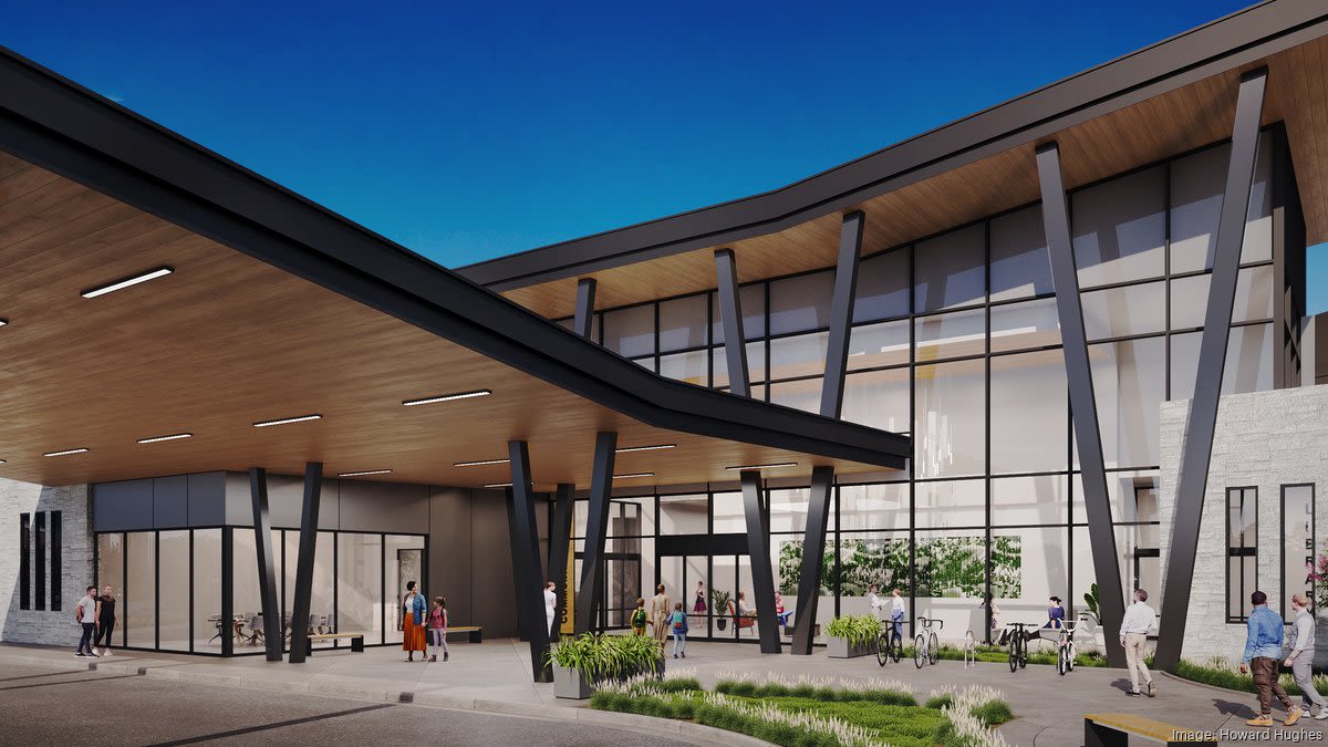 Construction starts on Grogan’s Mill Village Center redevelopment, turning former Randalls into library - Houston Business Journal