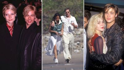 Brad Pitt, Ines de Ramon dress alike on romantic beach stroll: 5 times he dressed like his famous girlfriends