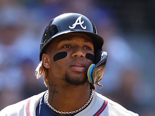 Braves' Ronald Acuña Jr, out for season with torn ACL, apologizes to fans on social media