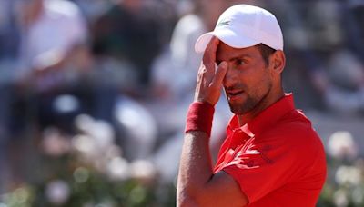 Novak Djokovic to have medical tests after bottle strike and shock loss in Italian Open