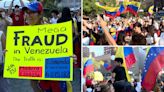 Venezolanos protestan en Union Square: denuncian fraude y cuestionan reelección de Maduro