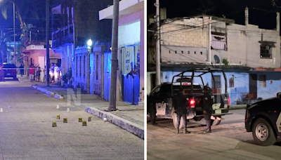 ¡Balacera nocturna! Ataques armados en Playa del Carmen dejan a un herido