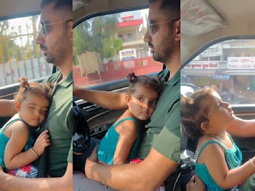 WATCH | Man Drives With Daughter Seated On Lap, Internet Schools Him