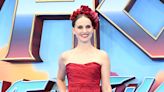 Natalie Portman Channels Frida Kahlo in Red Minidress and Floral Headpiece