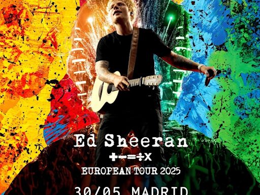 Ed Sheeran actuará el 30 de mayo de 2025 en Madrid