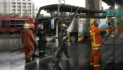 25 Feared Dead As School Bus Catches Fire Near Thailand's Bangkok