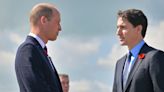 William chats with Justin Trudeau as he arrives for first D-Day event in France