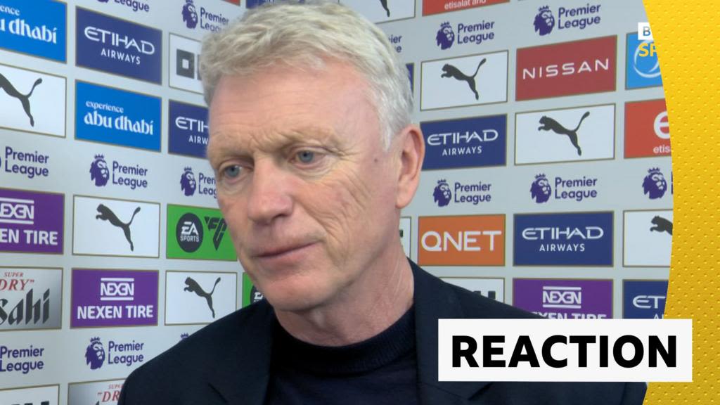 Man City 3-1 West Ham: "I'm going to take a break" says David Moyes